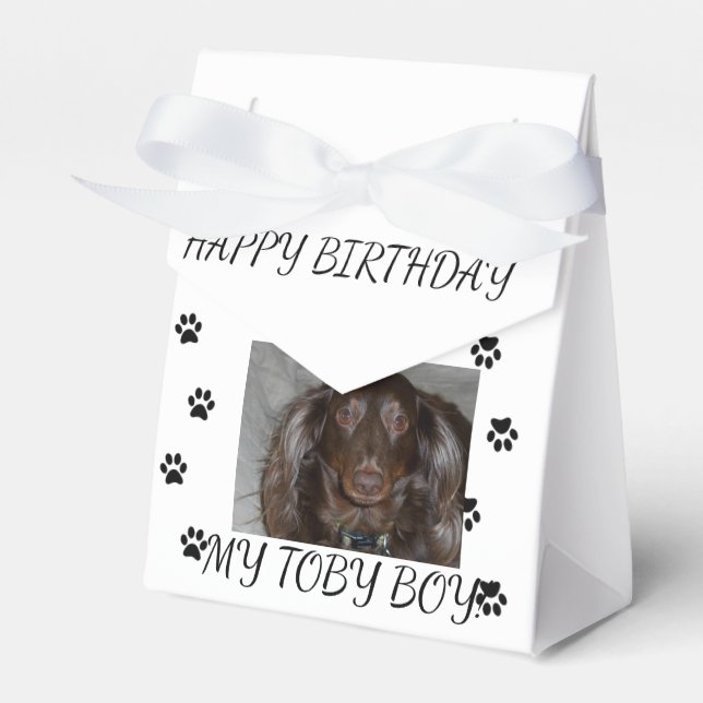 Ballotins Mon Ballotin d'anniversaire de chien (Verso)