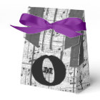 Monogram Music Notes Party Favoriser Box