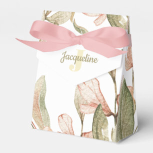 Ballotins Monogram pastel bébé rose ciel bébé design de fleu
