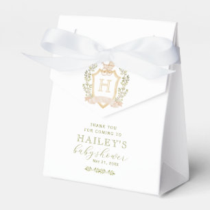 Ballotins Monogramme de la crête de bébé Baby shower neutr