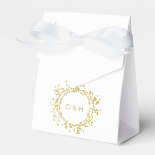 Ballotins Monogramme décoratif Boîte de Faveur de mariage   