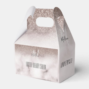 Ballotins Monogramme en marbre de Parties scintillant violet