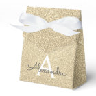 Monogramme Luxueux Paillettes et Brillants Or