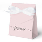 Monogramme minimal Rose rose Fille