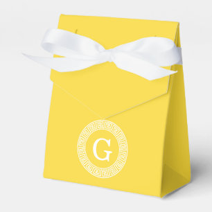 Ballotins Monogramme principal grec blanc d'initiale de