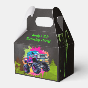 Ballotins Monster Truck Neon Boy fête d'anniversaire