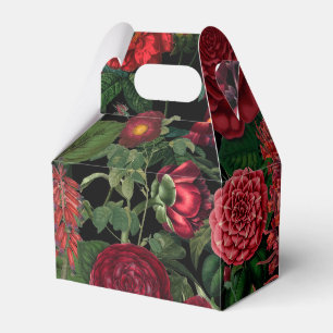 Ballotins Moody Florals Noir & Bourgogne Vintage