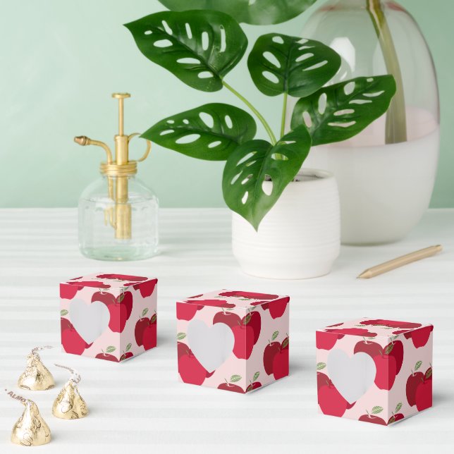 Ballotins Motif Apple Ballotin de coeur pour cadeaux de fête (Multiple)