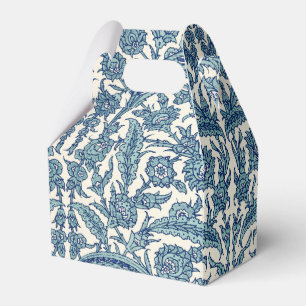 Ballotins Motif arabe Floral Orné Bleu