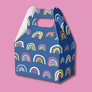 Ballotins Motif arc-en-ciel bleu