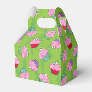 Ballotins Motif Cupcake Cerveau Zombie