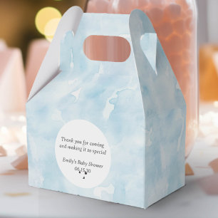 Ballotins Motif d'aquarelle bleu simple Delicate