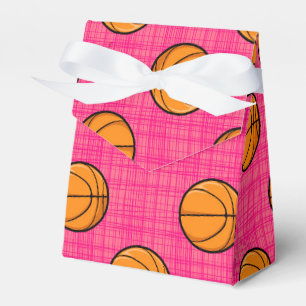 Ballotins Motif de basket-ball rose vif