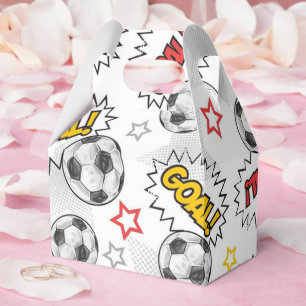Ballotins Motif de but de football de bande dessinée – Sport