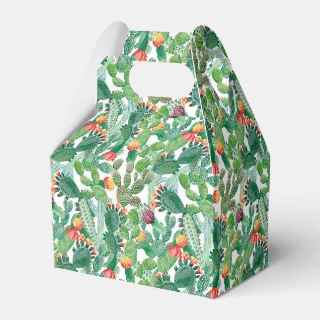 Ballotins Motif de cactus aquarelle (Verso)