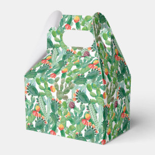 Ballotins Motif de cactus d'aquarelle