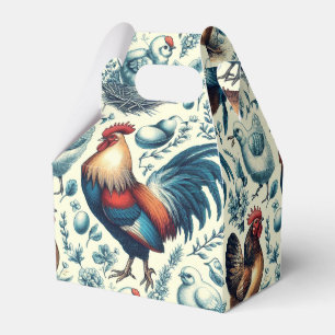 Ballotins Motif de coq de ferme Retro