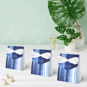 Ballotins Motif de coups de pinceau marine à l'aquarelle mod
