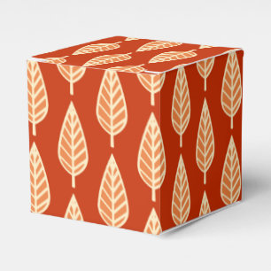 Ballotins Motif de feuille de hêtre - Nuances d'orange manda