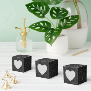 Ballotins Motif de finition en texture de cuir noir en forme