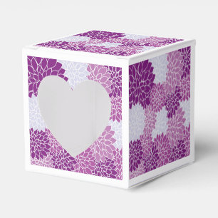 Ballotins Motif de fleurs violettes
