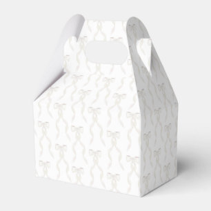 Ballotins Motif de la Bow blanche Aquarelle