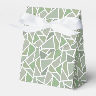 Ballotins Motif de mosaïque vert olive