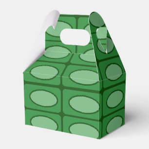 Ballotins motif de peau d'alligator vert