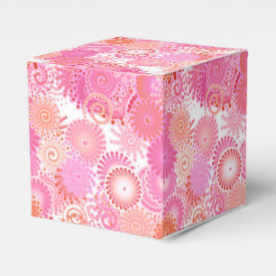 Ballotins Motif de tourbillon fractal, nuances de rose et de