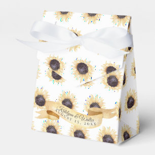 Ballotins Motif de tournesol Mariage personnalisé ou douche