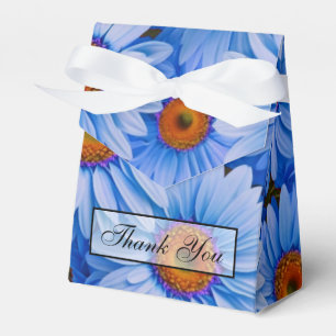 Ballotins Motif de tournesols bleus fleurs bleues marguerite