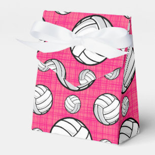 Ballotins Motif de volley-ball rose vif