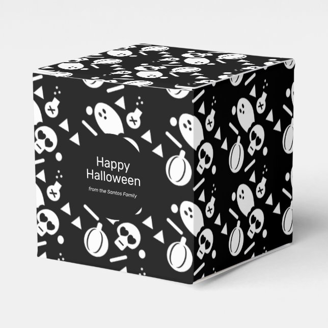 Ballotins Motif du crâne d'Halloween ou bonbons (Verso)