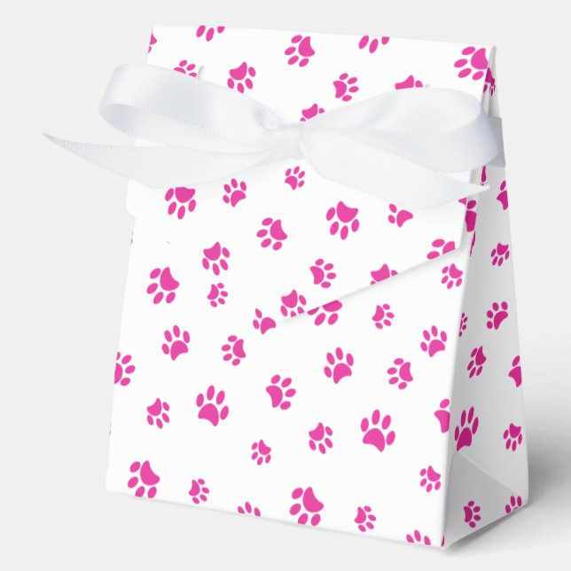 Ballotins Motif Empreinte de patte rose (Recto)