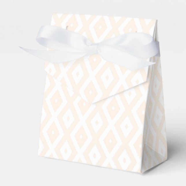 Ballotins Motif en diamant beige et blanc (Verso)