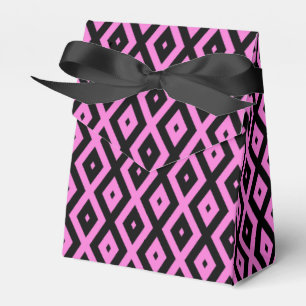 Ballotins Motif en diamant rose et noir