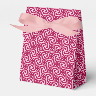Ballotins Motif en tuiles égyptiennes, bordeaux et rose
