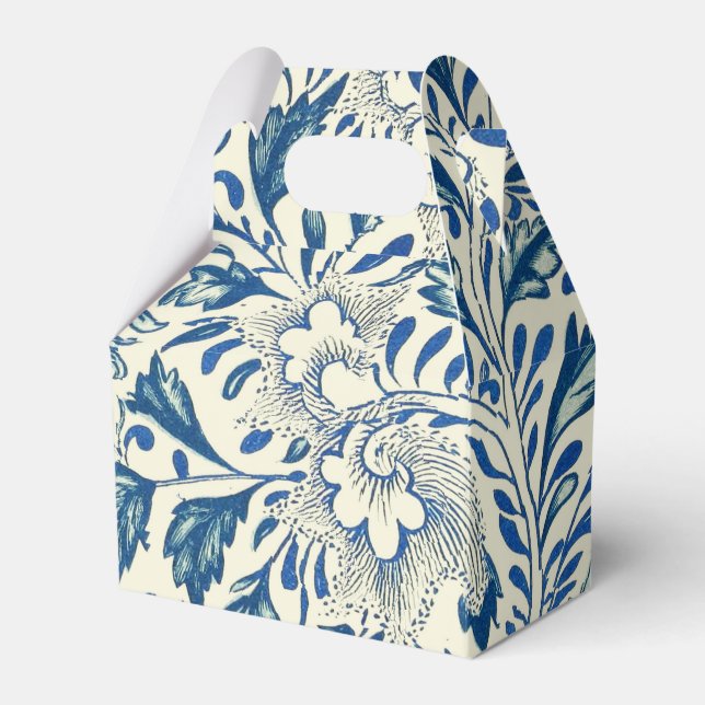 Ballotins Motif Floral bleu Antique Design asiatique (Verso)