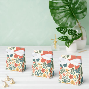 Ballotins Motif floral peint à la main – Botanique colorée
