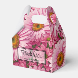 Ballotins Motif floral rétro rose aux marguerites