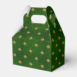 Ballotins Motif Golden Green Clover