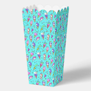 Ballotins Motif licorne avec glace cyan mignonne peut