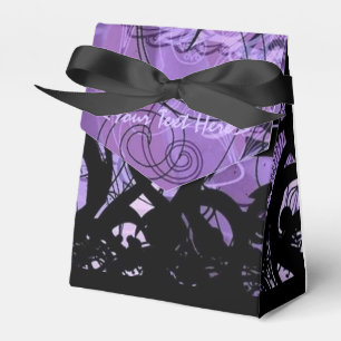 Ballotins Motif noir et violet Ballotin personnalisé
