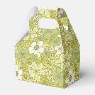 Ballotins Motif Pastel vert et jaune