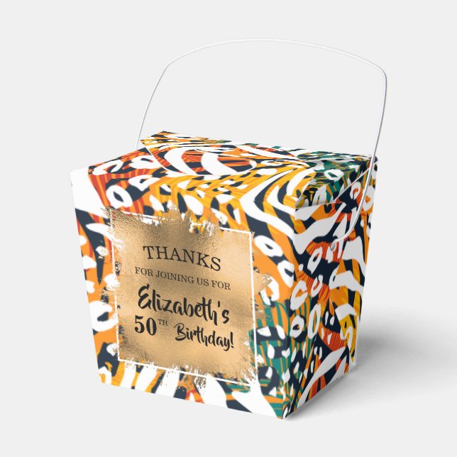 Ballotins Motif Poster de animal coloré (Verso)