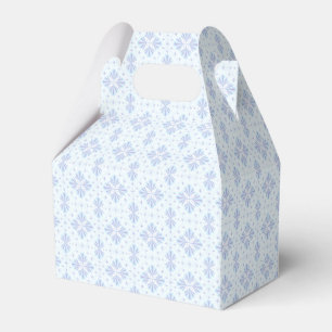 Ballotins Motif répétitif floral géométrique bleu pastel