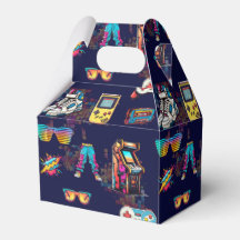 Motif rétro Vintage Neon 80's