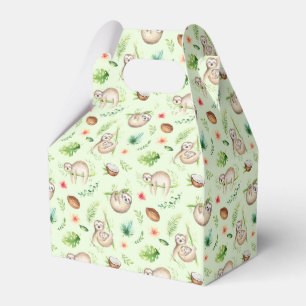 Ballotins Motif tropical de paresse de noix de coco