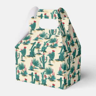 Ballotins Motif vert et rouge Cactus