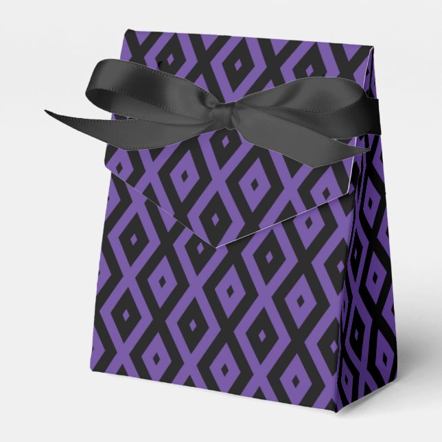 Ballotins Motif violet et diamant noir (Verso)